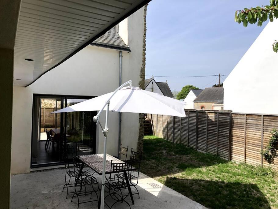 Longere Location Saisonniere Vila Le Hezo Exterior foto